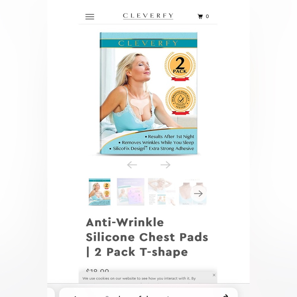 Cleverly chest pad- wrinkle patch